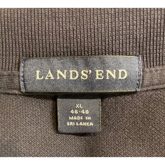 St. Ambrose Fighting Bee Alumni Assoc Lands End Navy Blue Polo Shirt Mens XL - Picture 7 of 8